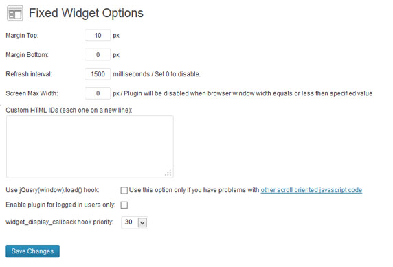 How to Add a Sticky Floating Sidebar Widget in WordPress