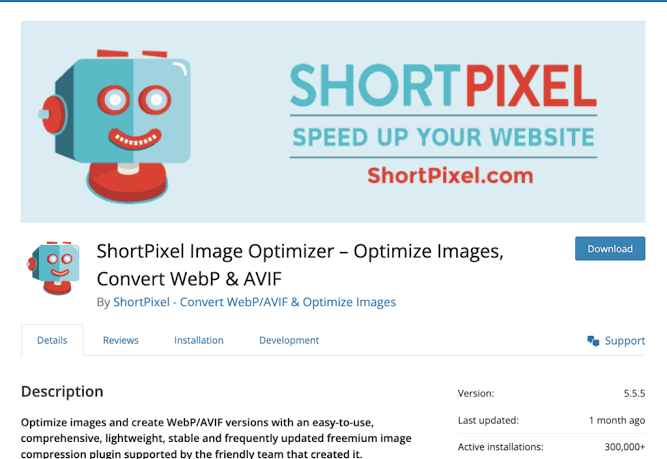 ShortPixel Image Optimizer – Optimize Images, Convert WebP & AVIF