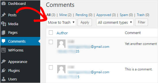 Navigate WordPress Comment Section