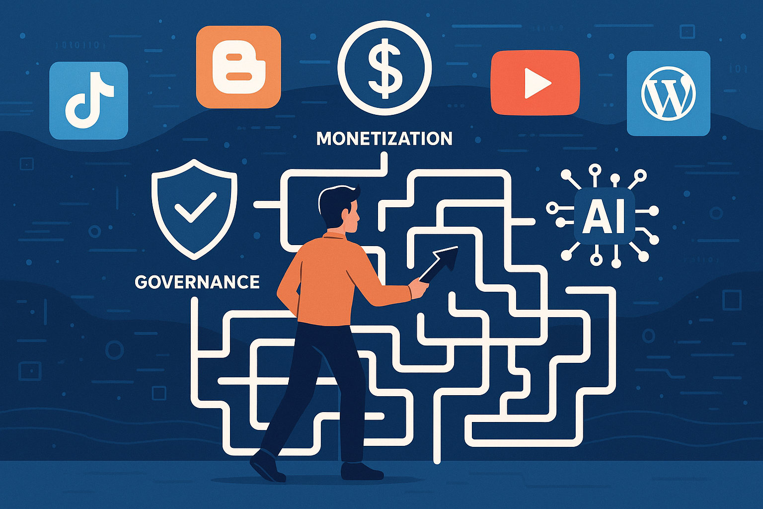 Blogging vs YouTube - Platform Governance and Monetization Policies