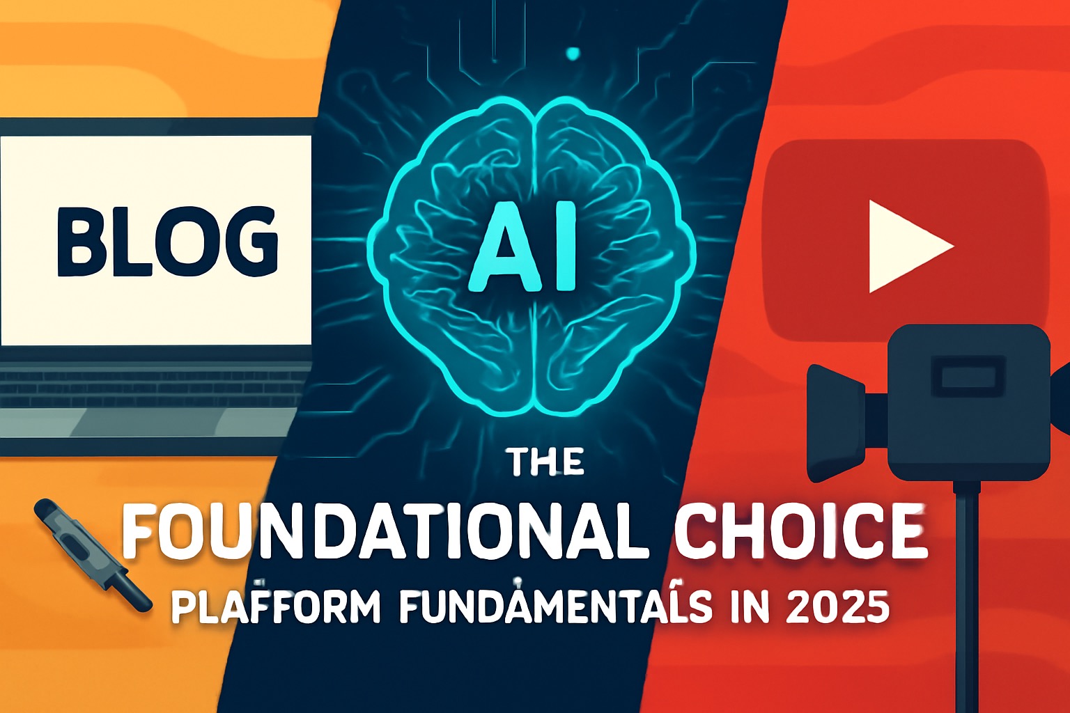 Blogging vs YouTube - The Foundational Choice: Platform Fundamentals in 2025