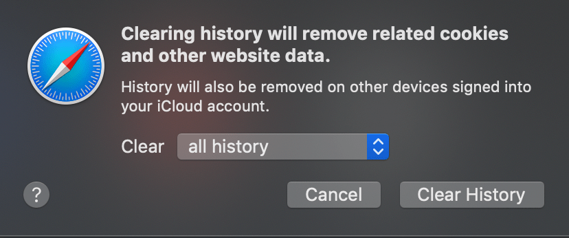 How to clear Cookies in Safari