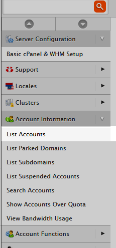 How to login to a cPanel account from WHM?