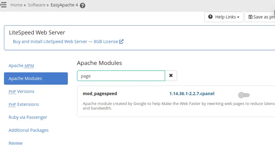 How to Install Pagespeed Module on a cPanel Server