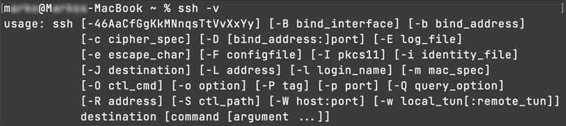 Install SSH Component on Mac