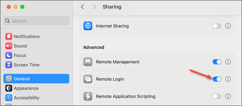 Install SSH Component on Mac