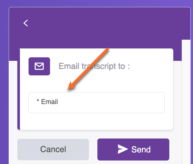 How To Request A Chat Transcript