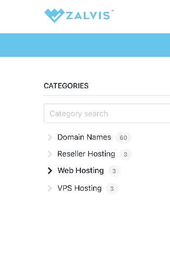 Zalvis hosting options