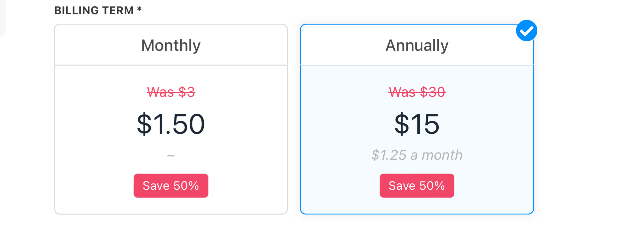 Select Billing Term