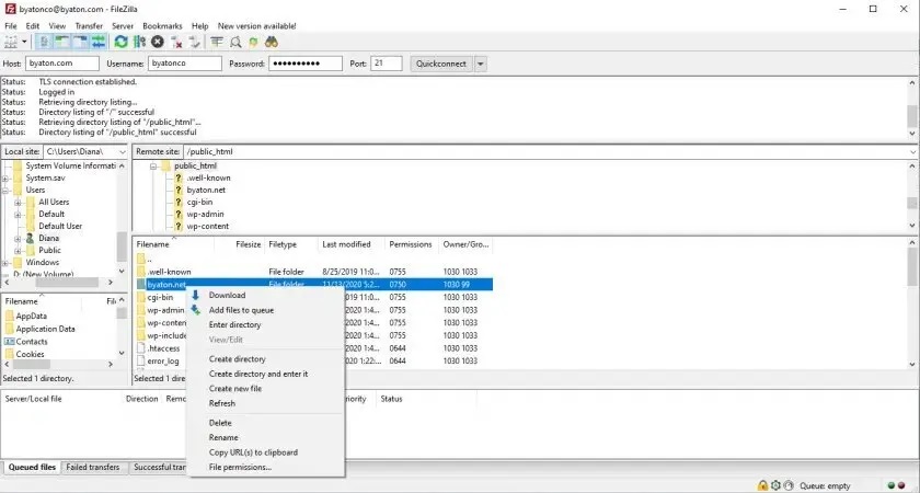 How to Use FTP via FileZilla
